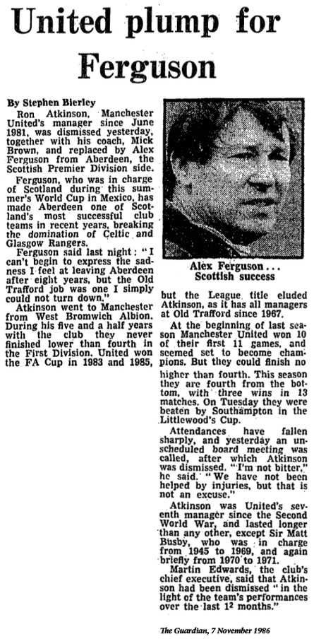 Alex Ferguson 1986 United Picture_490